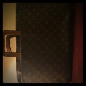 Vintage Louis Vuitton Canvas  Messenger Bag.